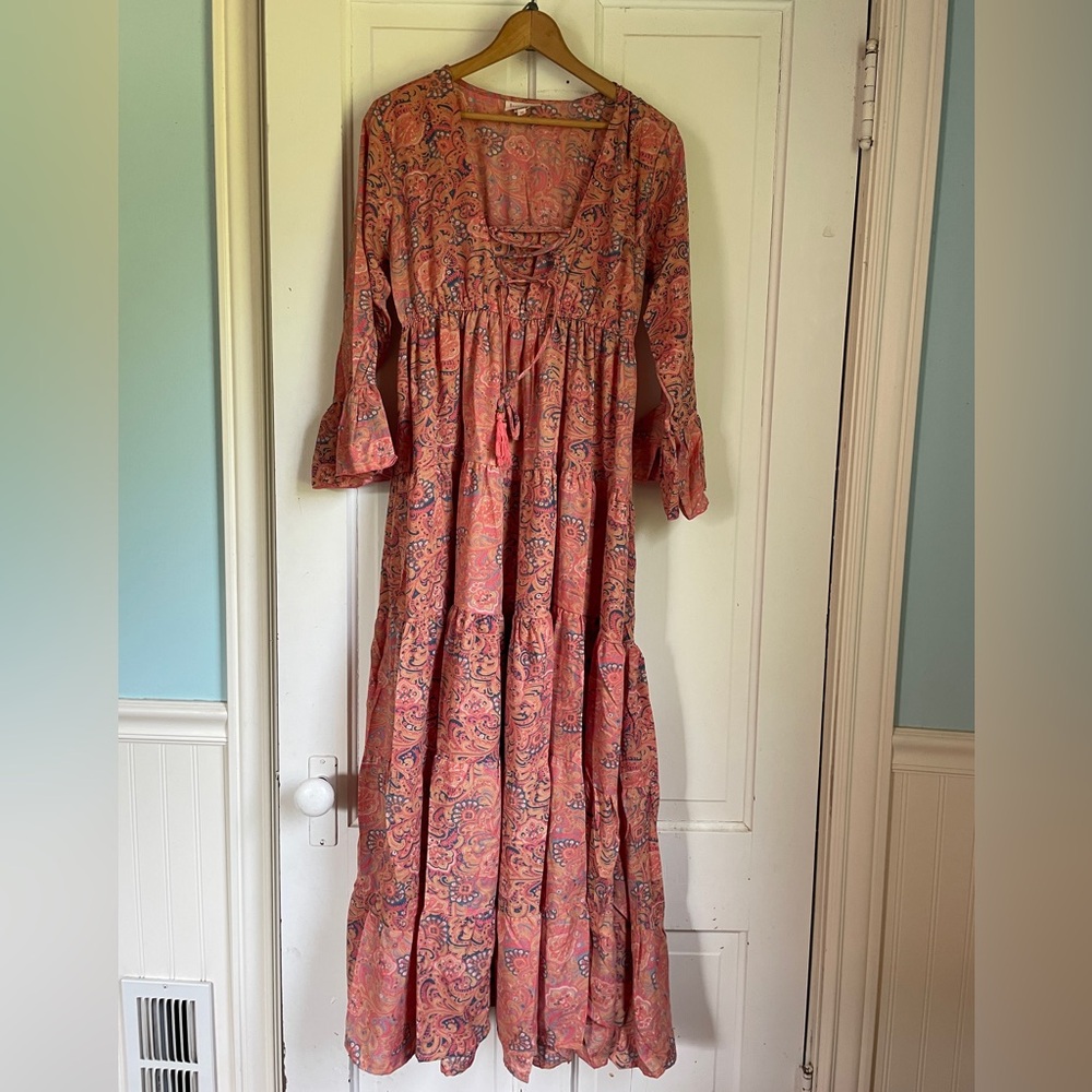 Boemo Coral Maxi Dress